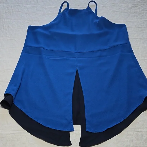 The Limited Blue and Black Layered Tank Top - Picture 8 of 8